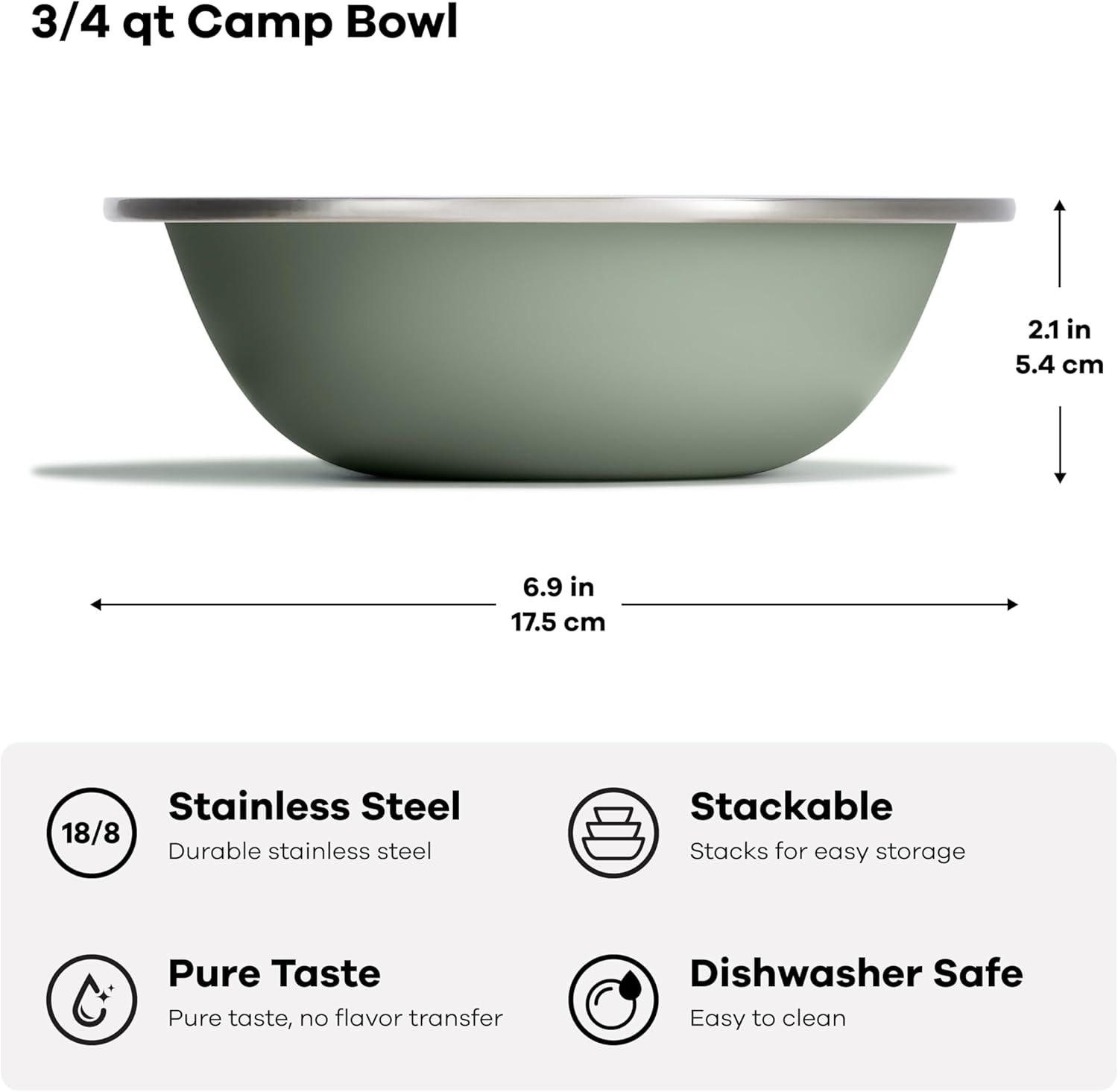 Hydro Flask Camp Bowl Agave