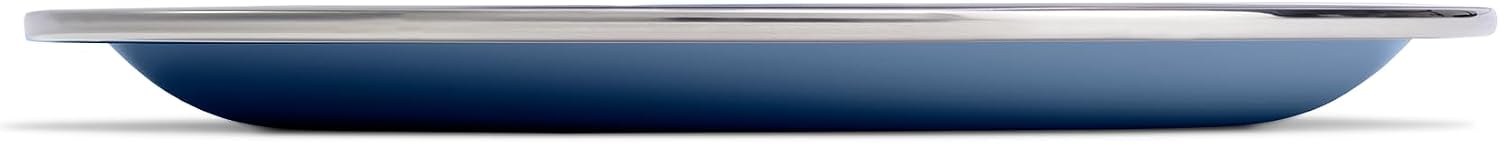 Hydro Flask Outdoor Kitchen Plate – Stainless Steel Reusable Plate – Camping Kitchen Essentials Harbor Blue