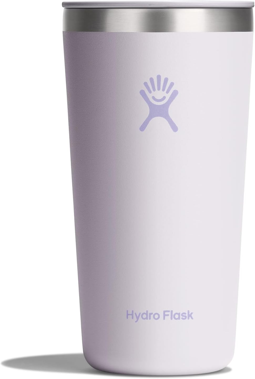 Hydro Flask All Around Tumbler Press-In Lid, Insulated Travel Mug, Stainless Steel Coffee Cup 20 Oz Cloud Pink