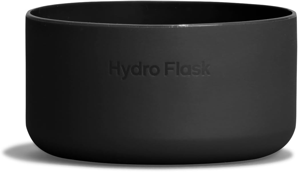 Hydro Flask Micro Boot - Bottom Protector Sleeve - Silicone Water Bottle Accessory, 400 ml, 13.5 Oz Black