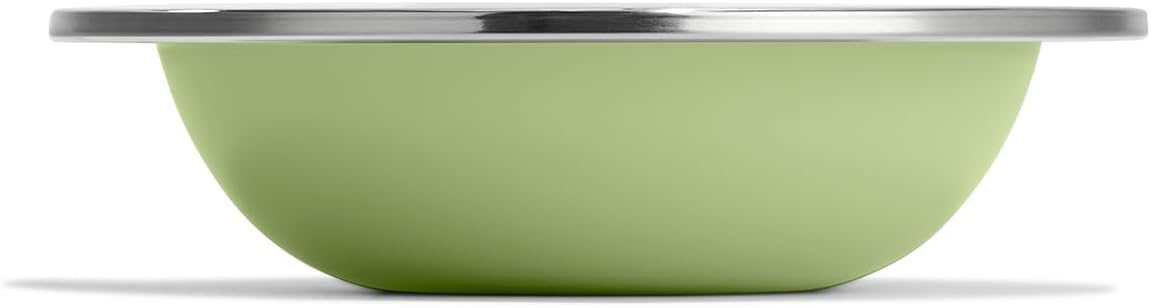 Hydro Flask Stainless Steel Kids Bowl- Dishwasher Safe, Stackable, Dinner Bowl in Seedling Green