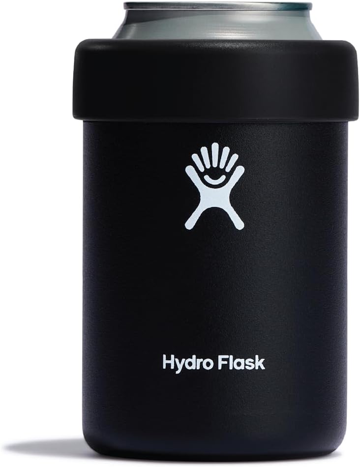 Hydro Flask 12 Oz Cooler for Cans - Can Cooler for Beer or Coffee - Insulated in Black
