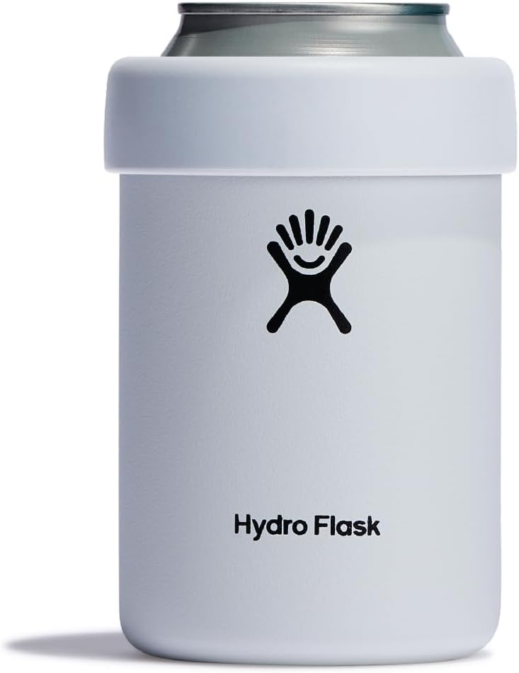 Hydro Flask 12 Oz Cooler for Cans - Can Cooler for Beer or Coffee - Insulated in White